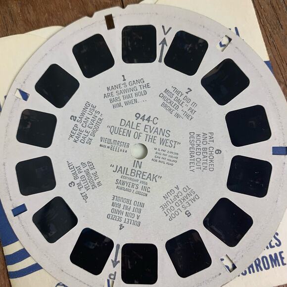 Dale Evans Queen of the‎ West VINTAGE 1955 Sawyer's View-master Reel Set - Picture 5 of 7